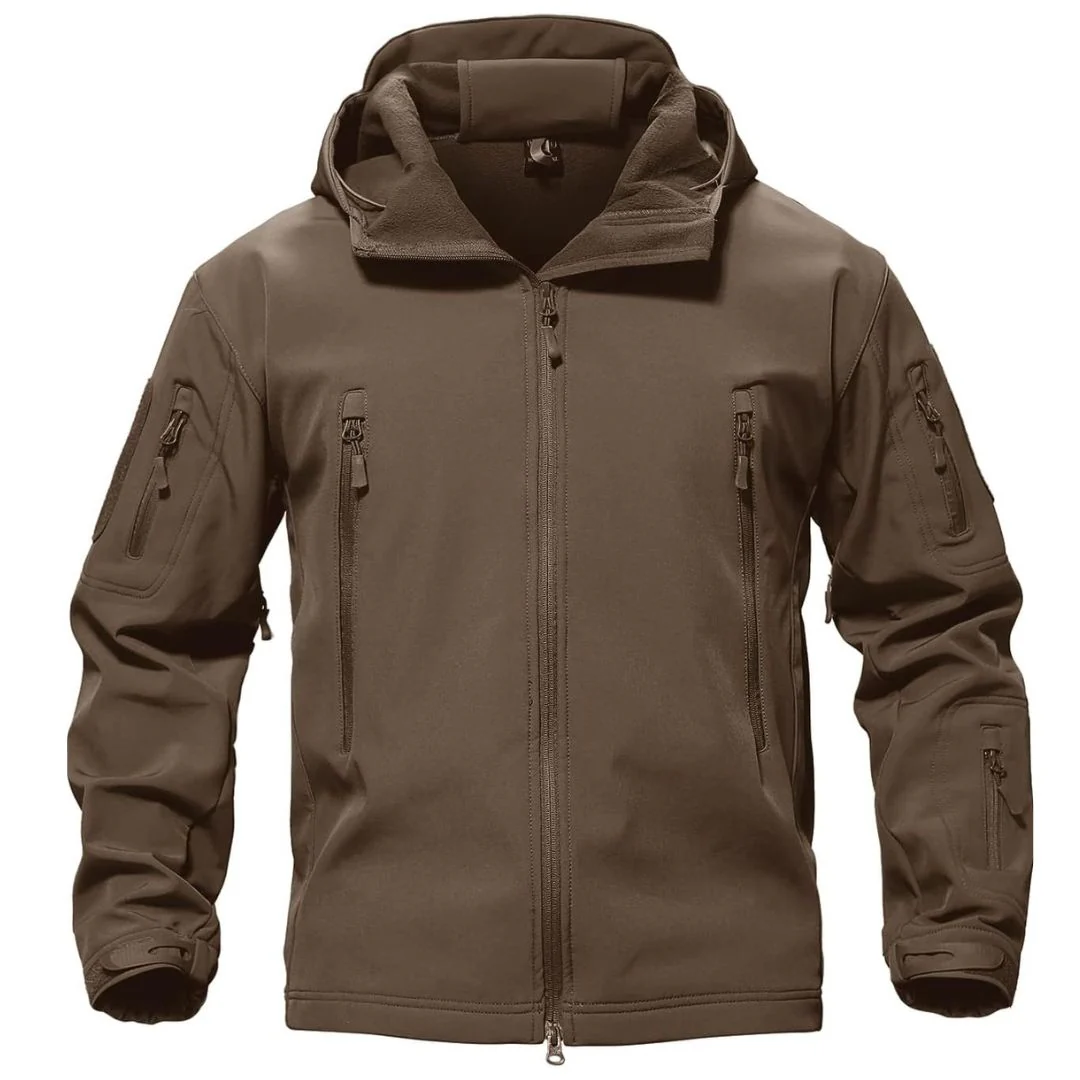 Men's Water Resistant Windbreaker Tactical Soft Shell Coat