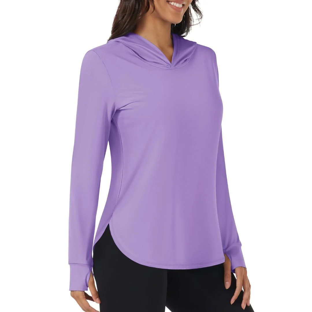 Women's UPF 80+ Sun Protection Nuit Nuit Hoodie Hiking UV Shirt