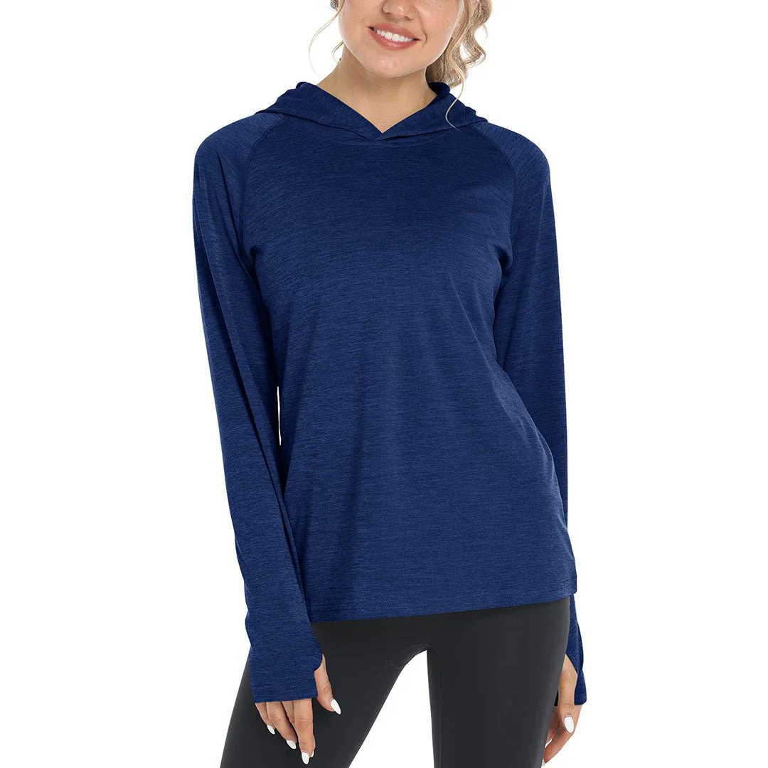 Women's Quick Dry UPF 50+ Hoodie Long Sleeve Shirts