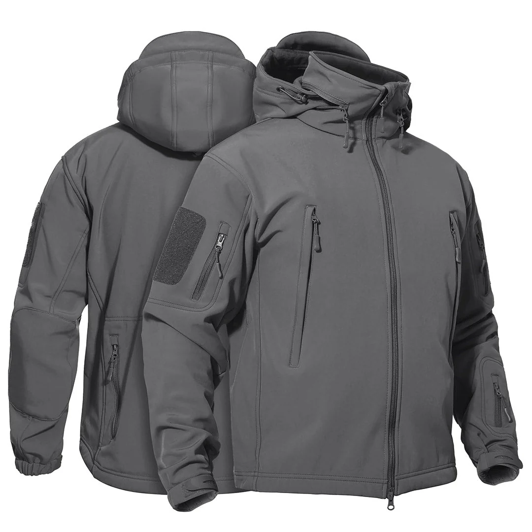 Men's Combat Airsoft Softshell Fleece Army Coat