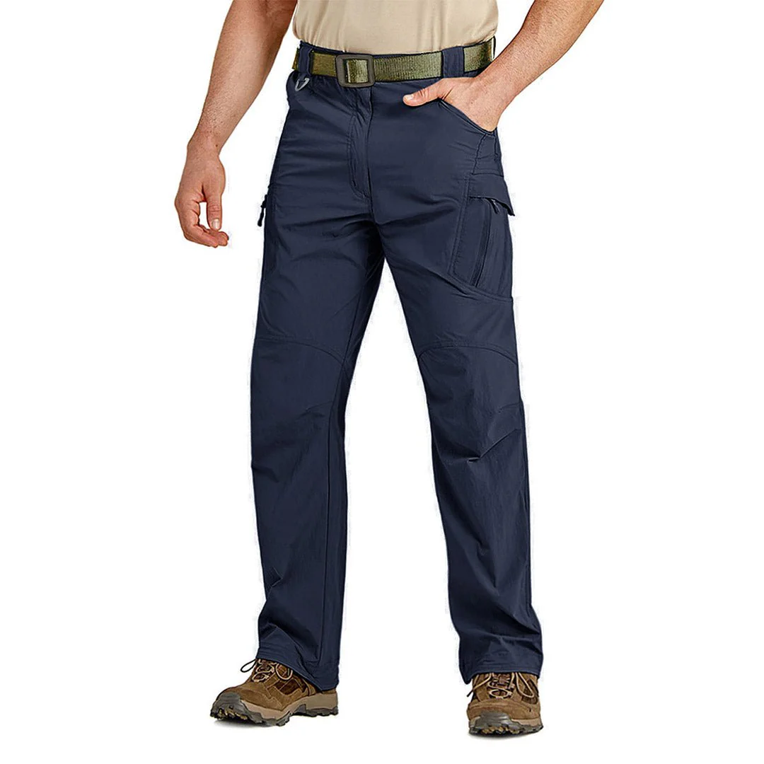 Men's Water Repellent Cargo Military Pants with 8 Pockets