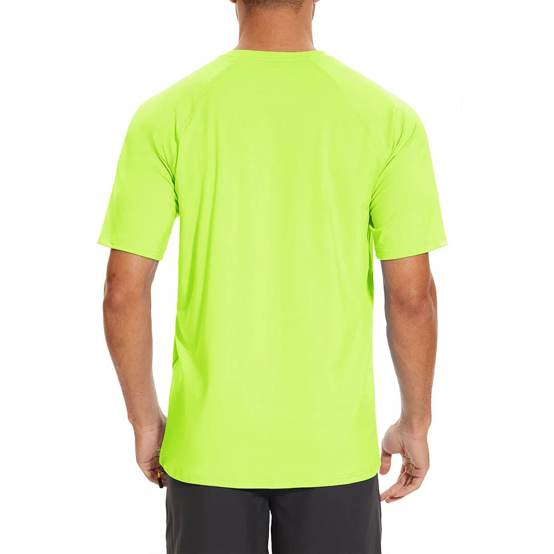Men's UPF 80+ Breathable Quick-Dry Outdoor Swim T-Shirt