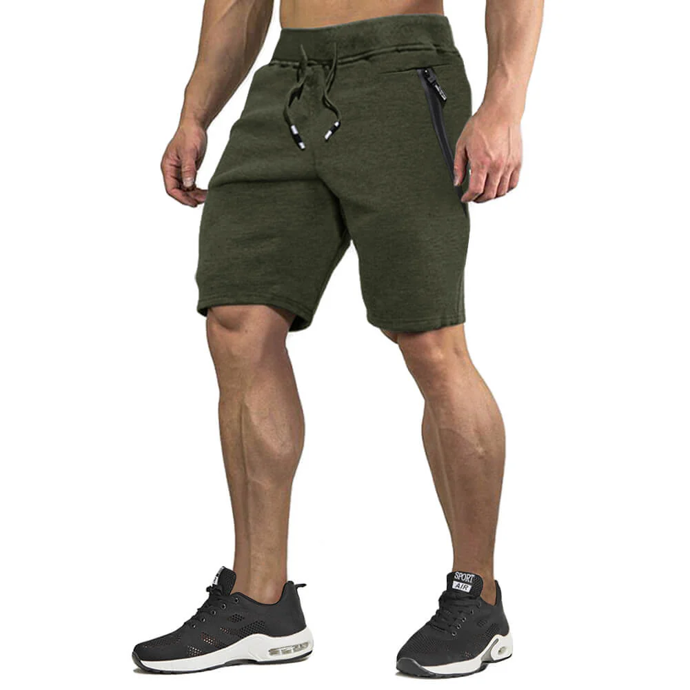 Men's Lightweight Gym Elastic Waist Running Shorts
