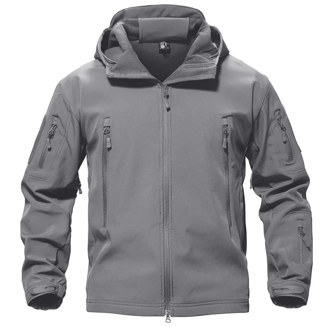 Men's Water Resistant Windbreaker Tactical Soft Shell Coat