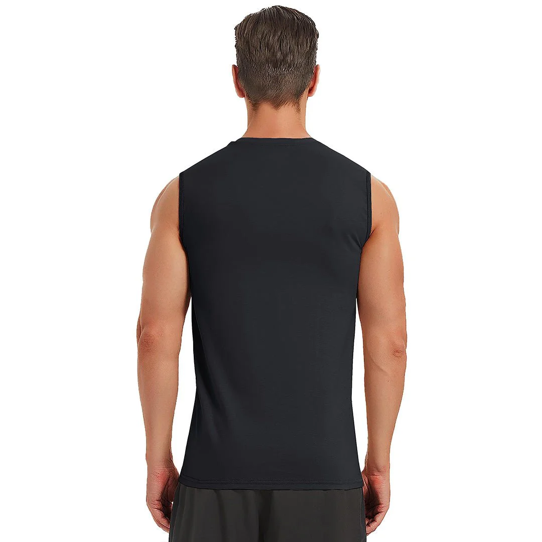 Men's Bodybuilding Tank Tops Cotton Workout T-Shirts