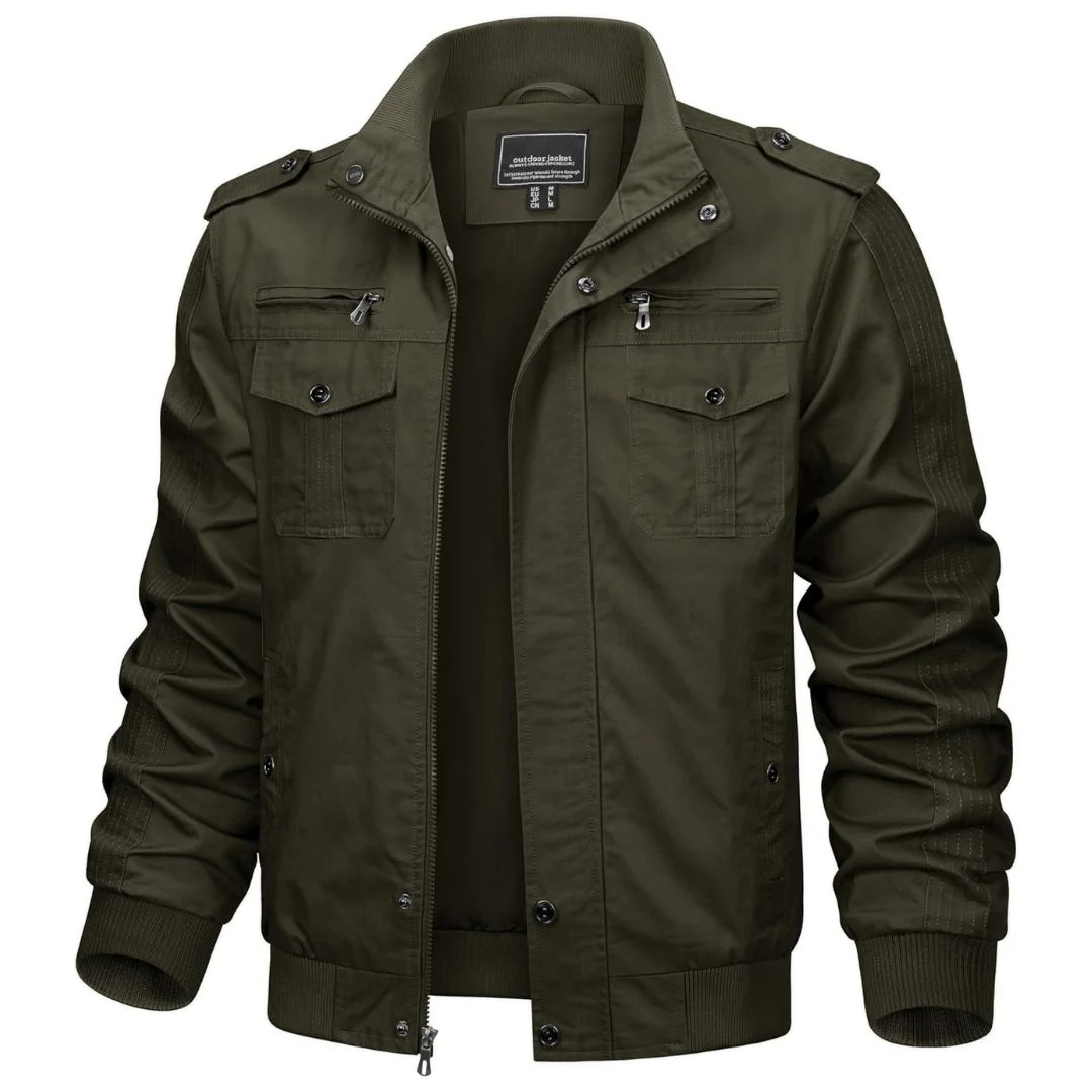 Men's Military Lightweight Cargo Army Fall Tactical Jacket Windbreaker