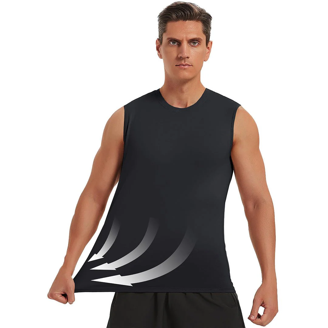 Men's Bodybuilding Tank Tops Cotton Workout T-Shirts