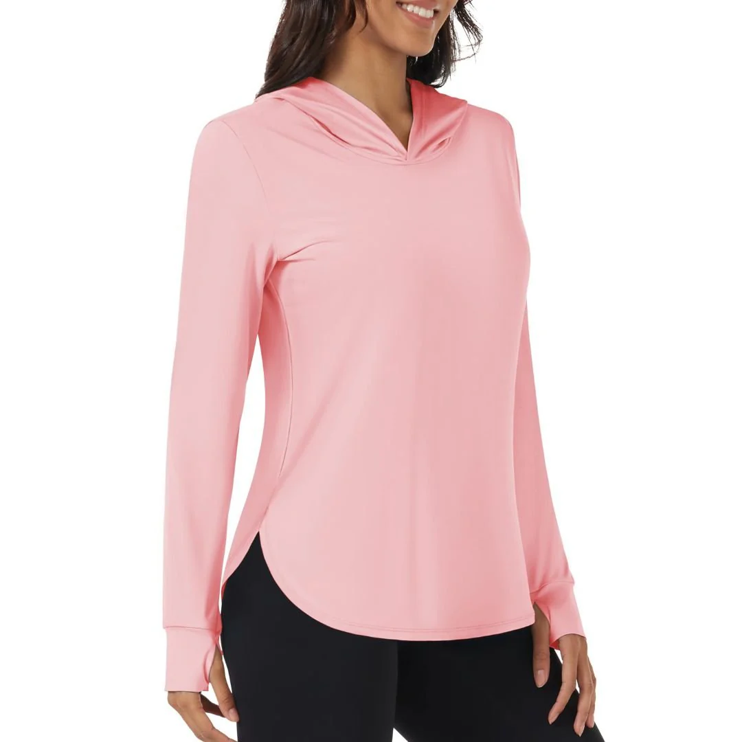 Women's UPF 80+ Sun Protection Nuit Nuit Hoodie Hiking UV Shirt