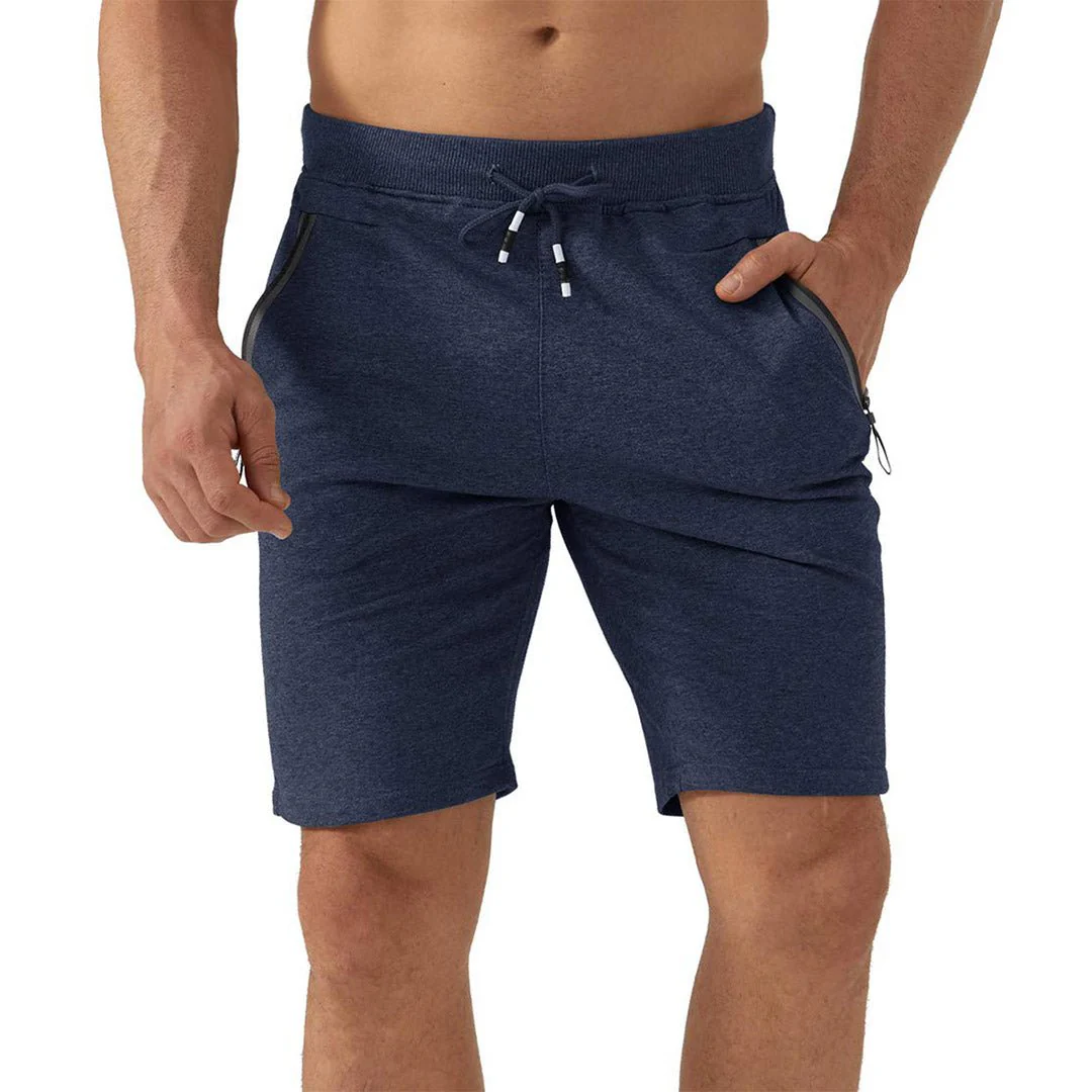 Men's Lightweight Gym Elastic Waist Running Shorts