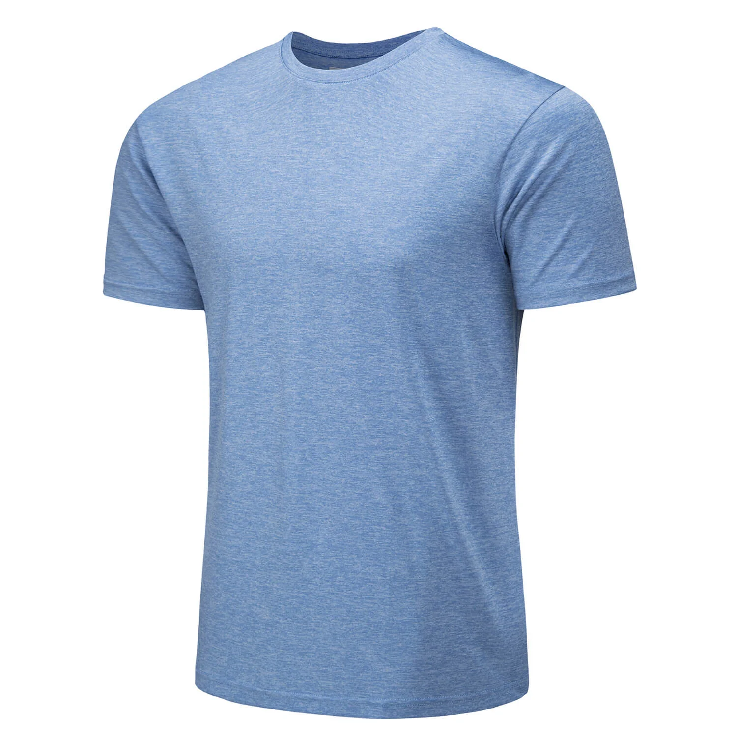Men's Quick-Dry Solid Round Neck T-shirt