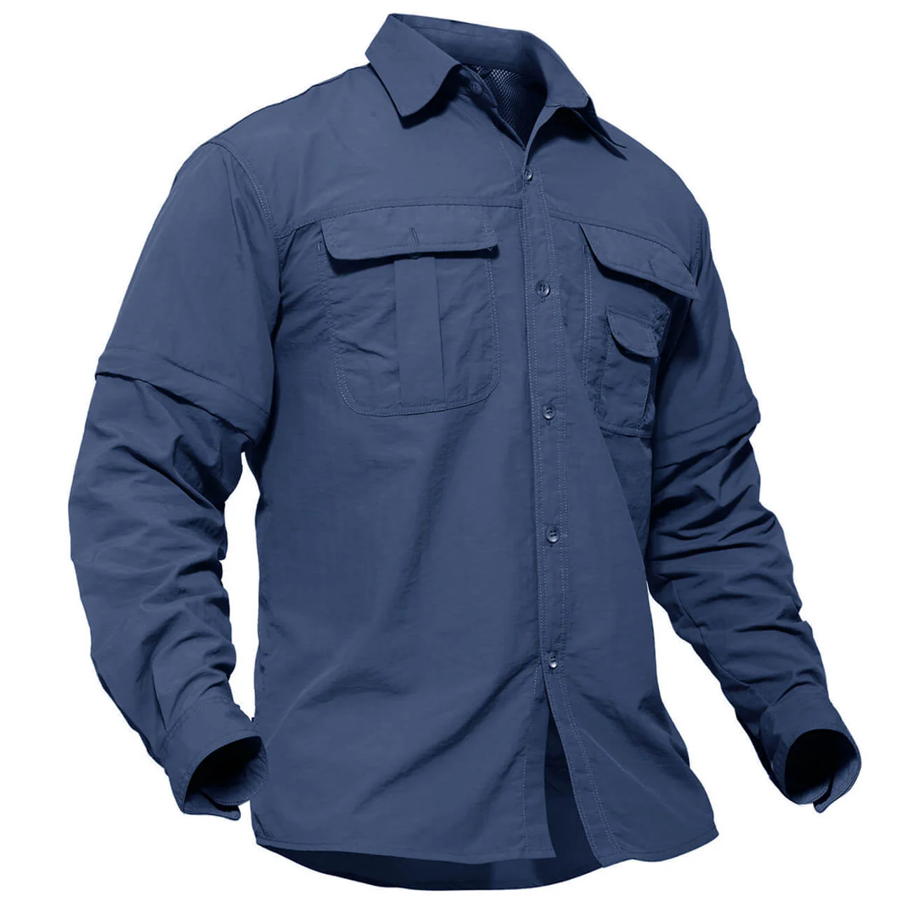 Men's Breathable Quick-Dry Convertible Outdoor Shirt