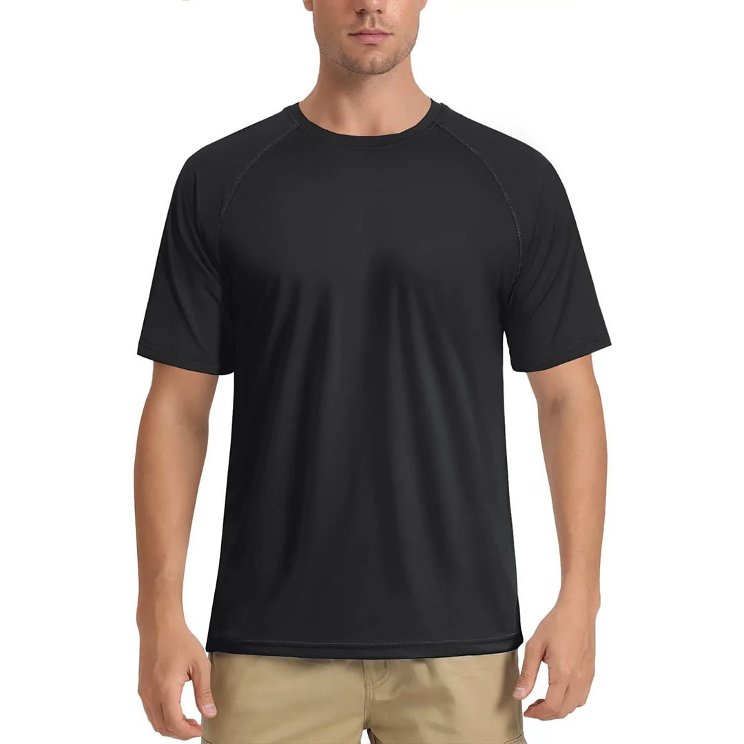 Men's UPF 80+ Breathable Quick-Dry Outdoor Swim T-Shirt