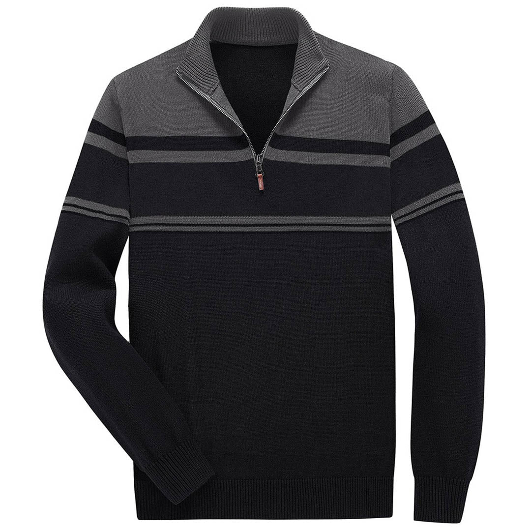 Men's Polo Sweaters Classic Cotton Knitted
