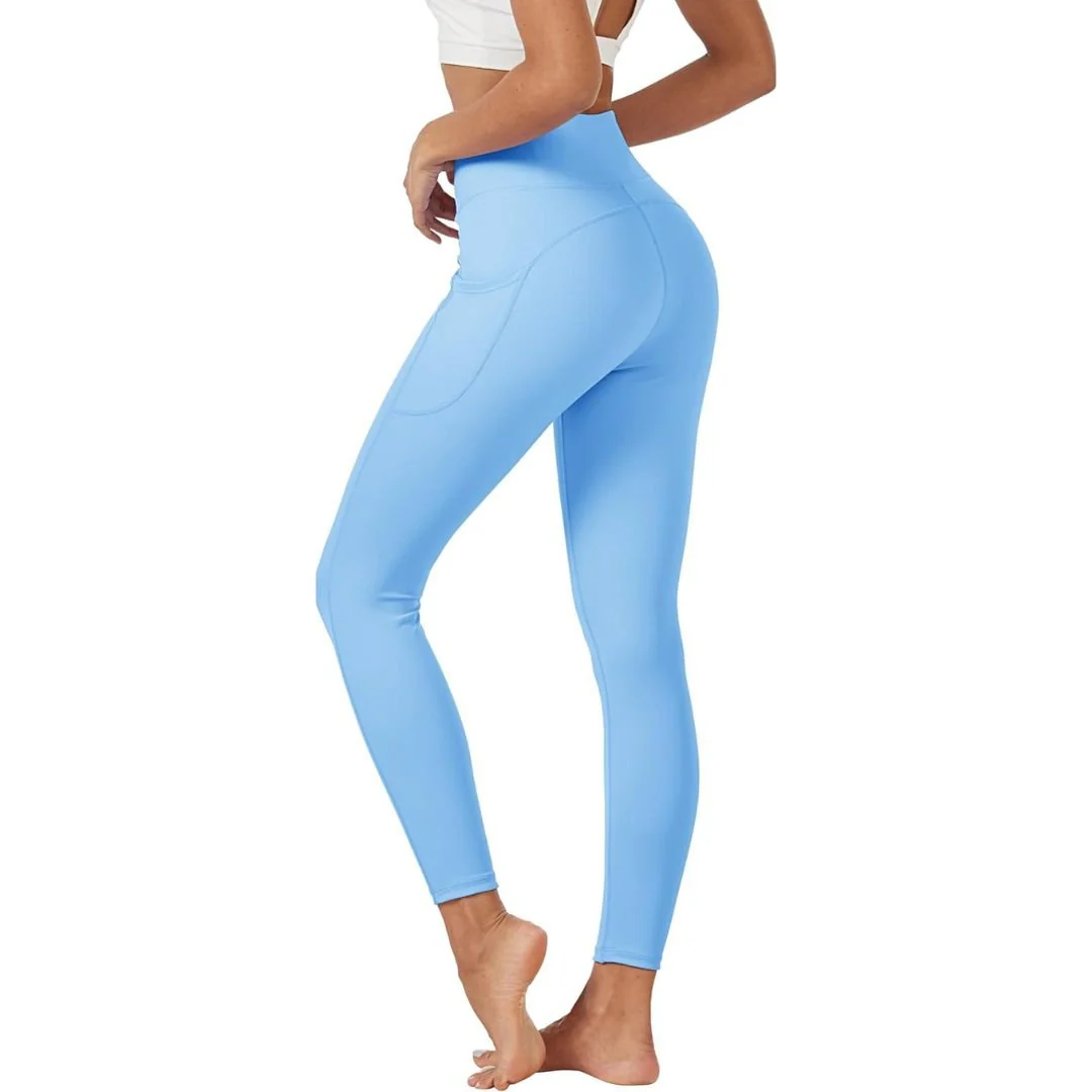 Women's High Waisted Leggings with Pockets Tummy Control Yoga Pants