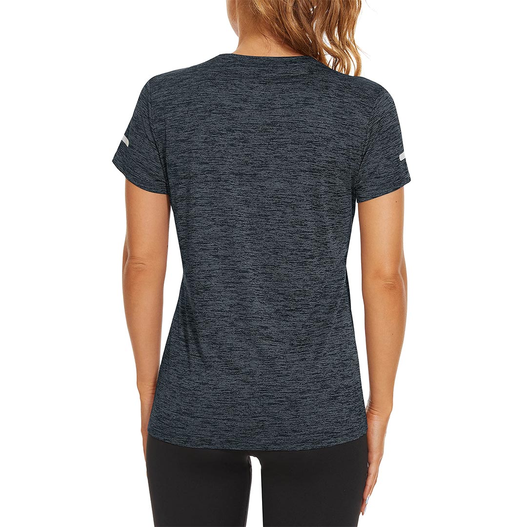 Women's Hiking Running Quick Dry Crew Neck Shirts