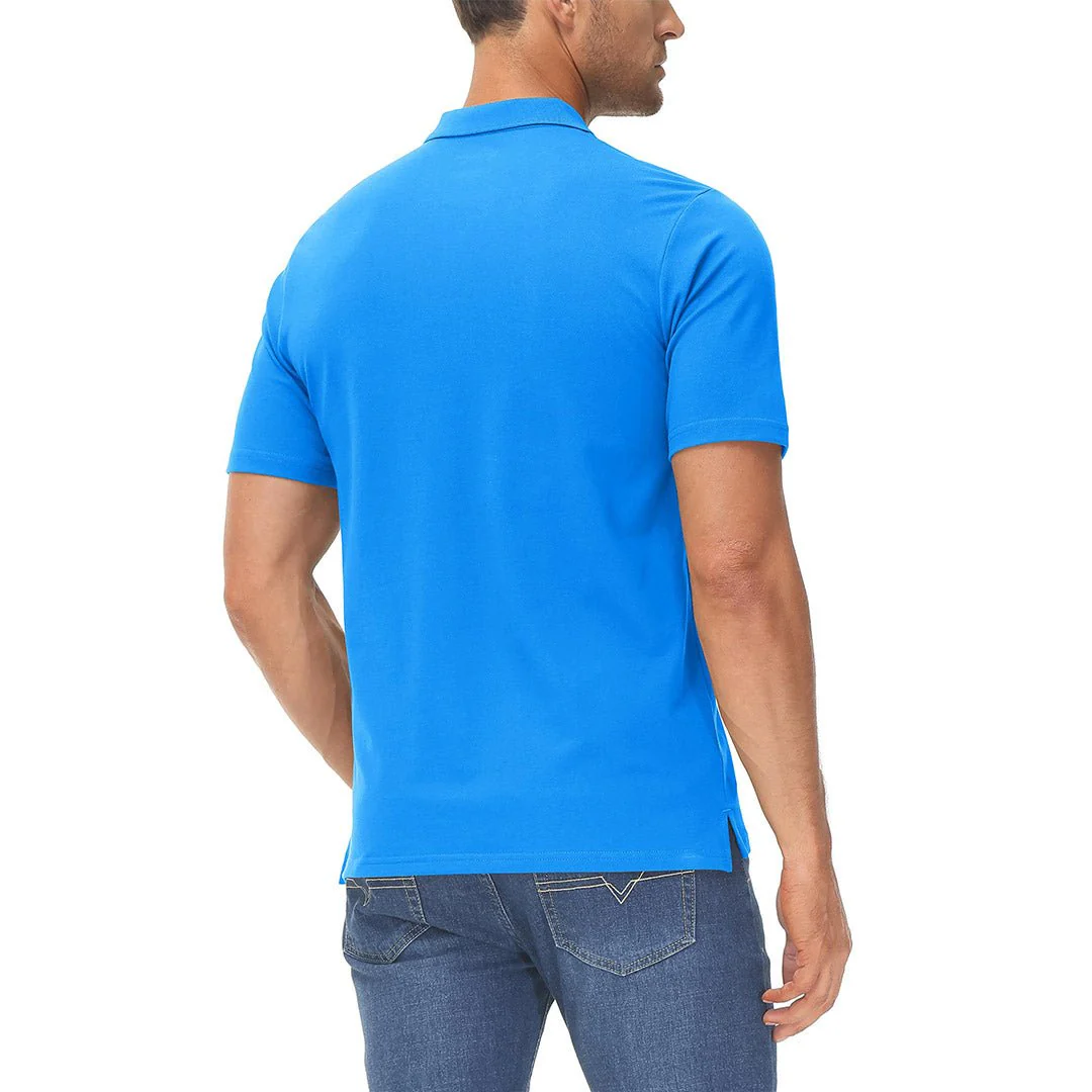 Men's Cooling Summer Casual Pique Polo T-shirts