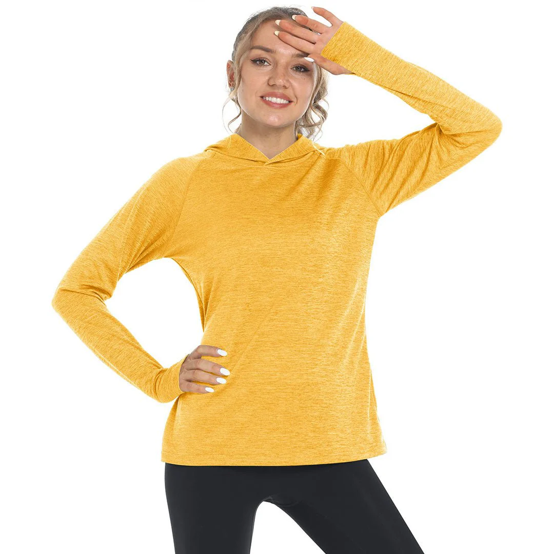 Women's Quick Dry UPF 50+ Hoodie Long Sleeve Shirts