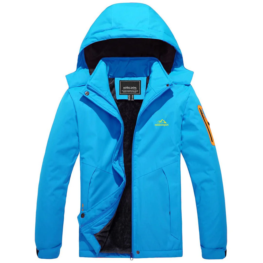 Women's Windproof Waterproof Jacket Softshell Breathable Fleece Coat