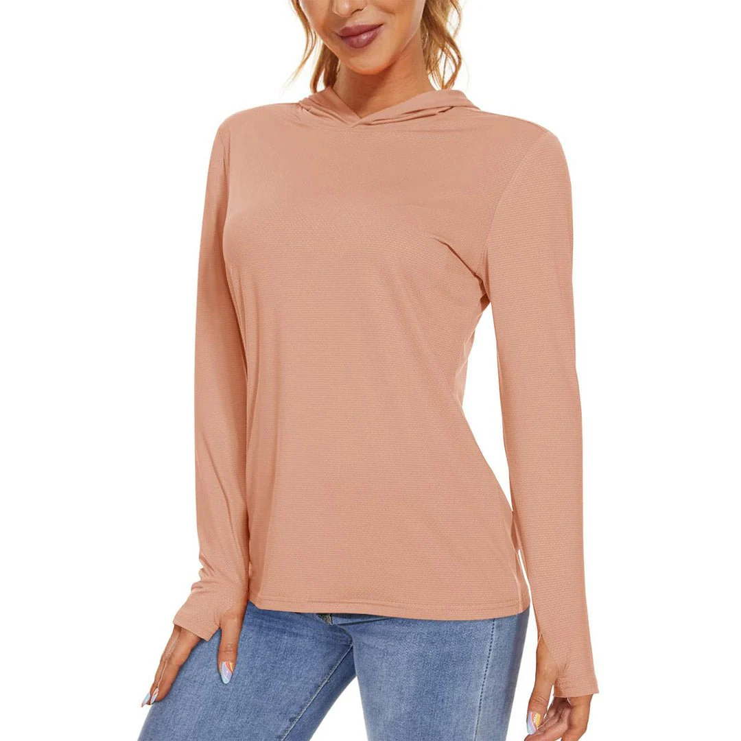 Women's UPF 50+ Sun Protection Long Sleeve Hoodies Shirts