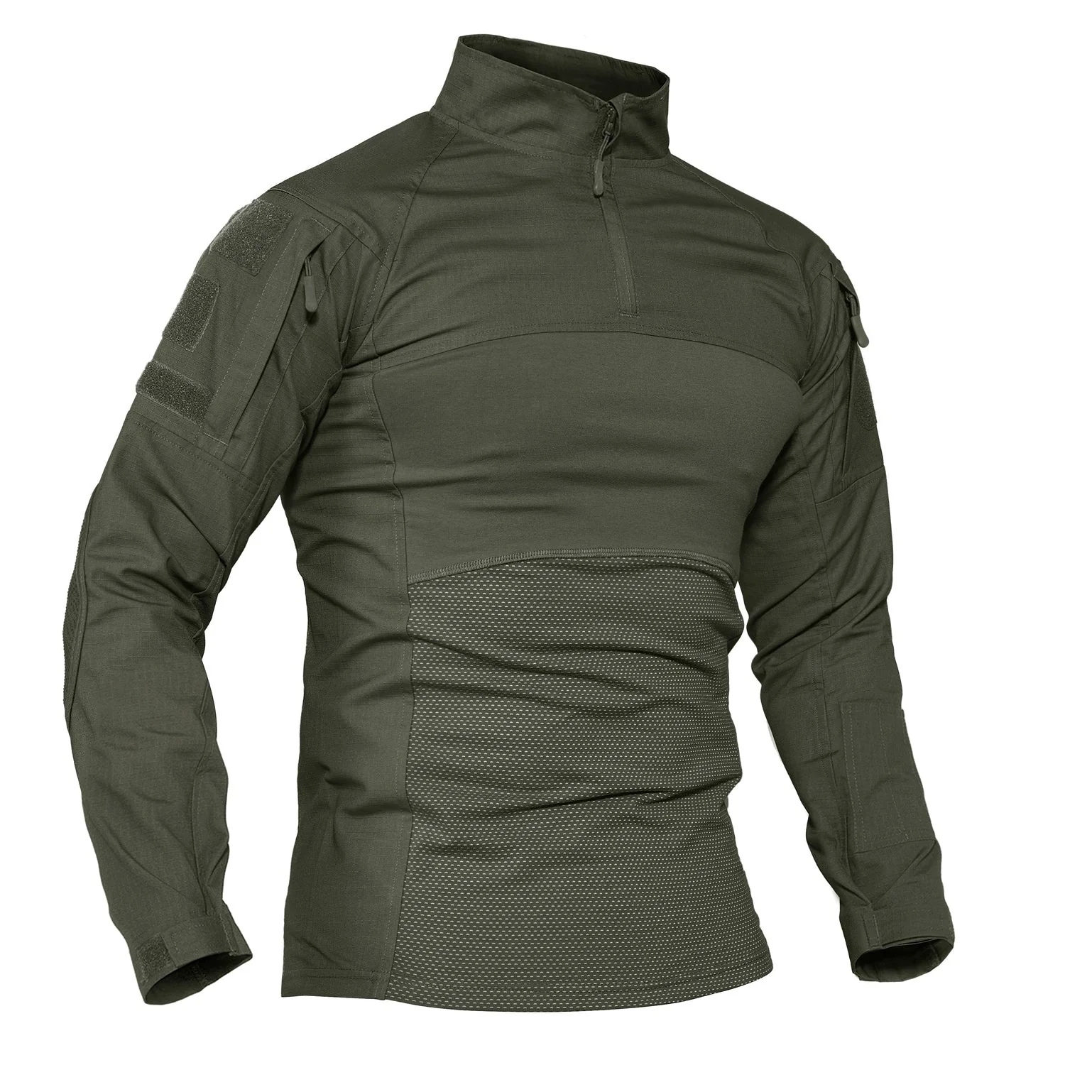 Men's Tactical 1/4 Zip Assault Combat Shirt