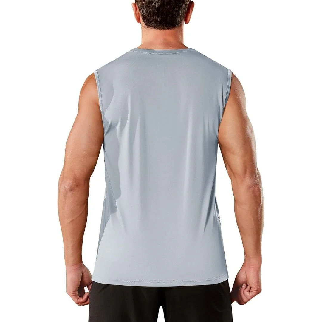 Men's UPF 50+ Sleeveless Quick Dry Gym Tank Tops