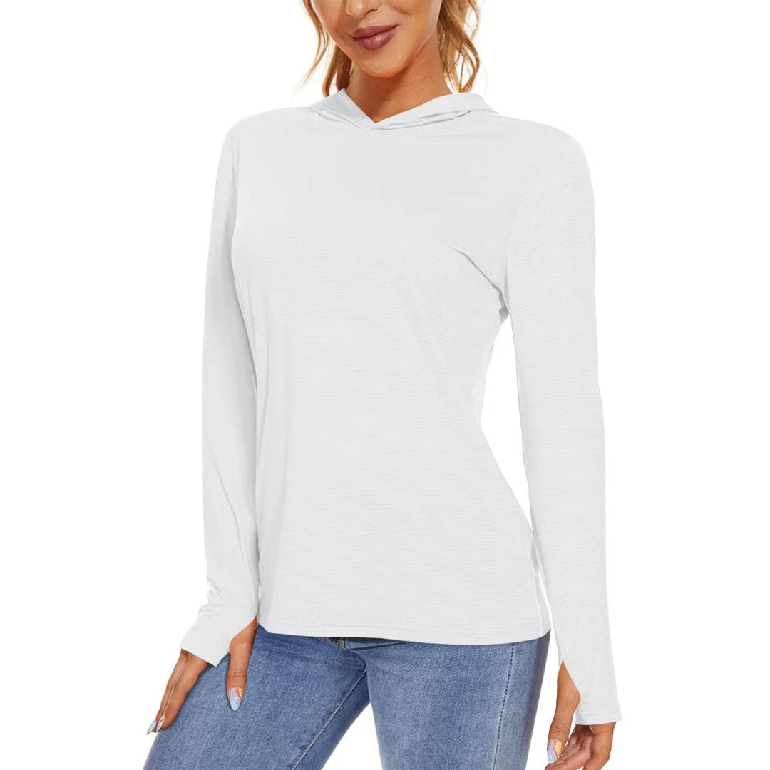 Women's UPF 50+ Sun Protection Long Sleeve Hoodies Shirts