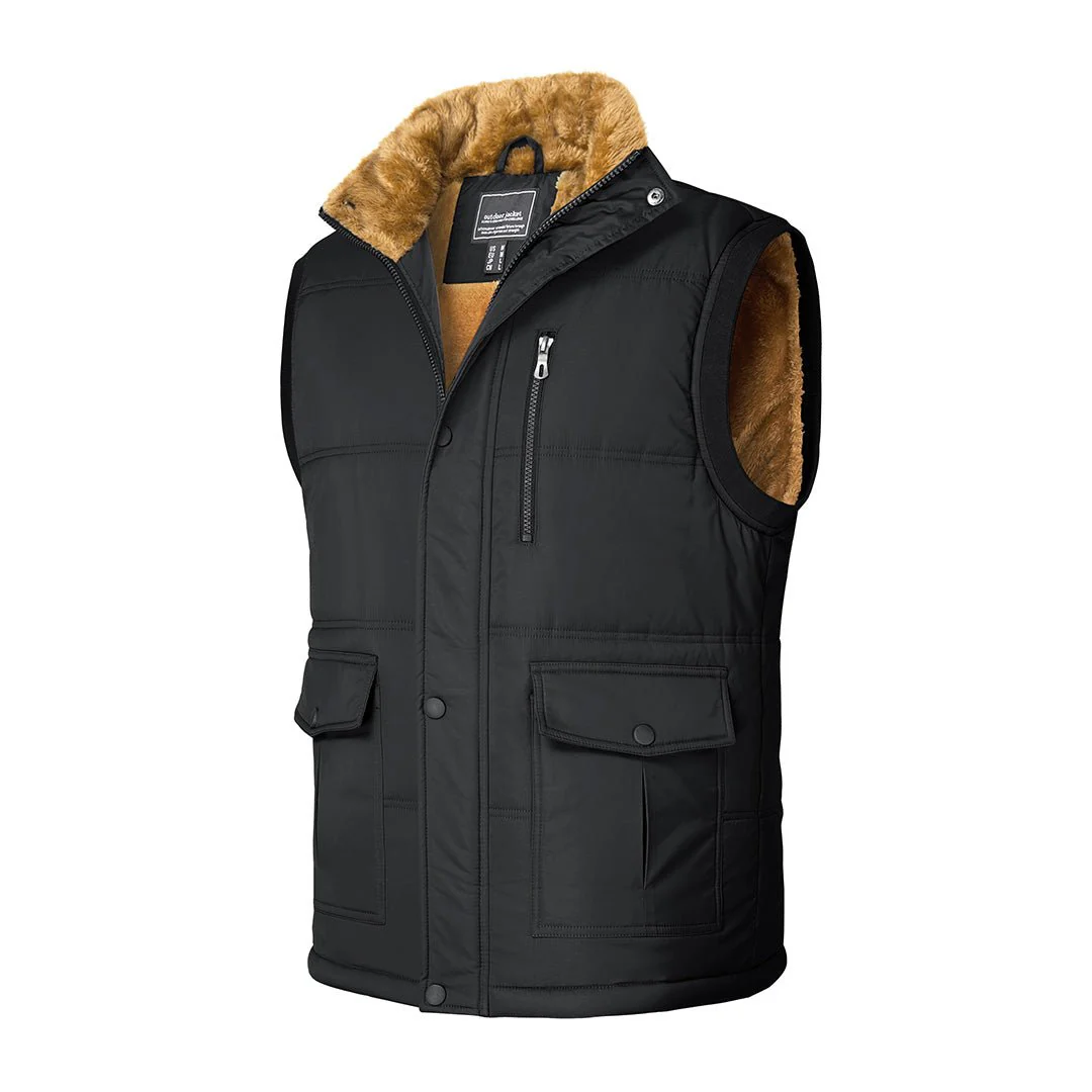 Men's Winter Vests Sleeveless Jackets Padded Coat