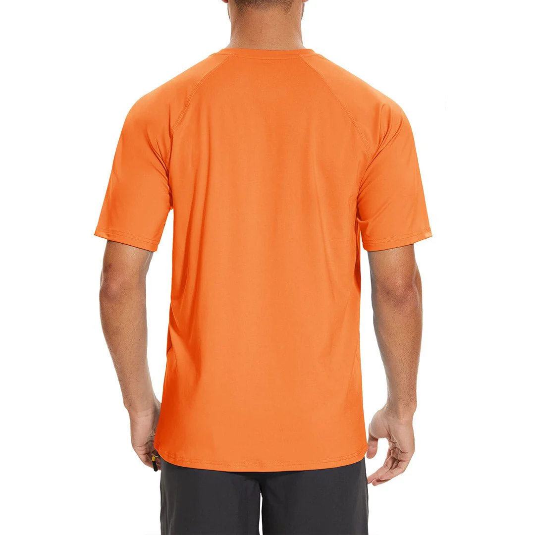 Men's UPF 80+ Breathable Quick-Dry Outdoor Swim T-Shirt