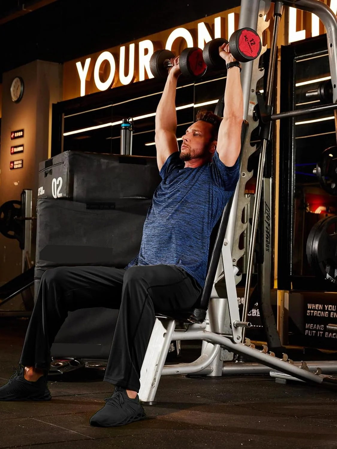 Men's Quick-Dry Workout Crew Neck T-Shirt