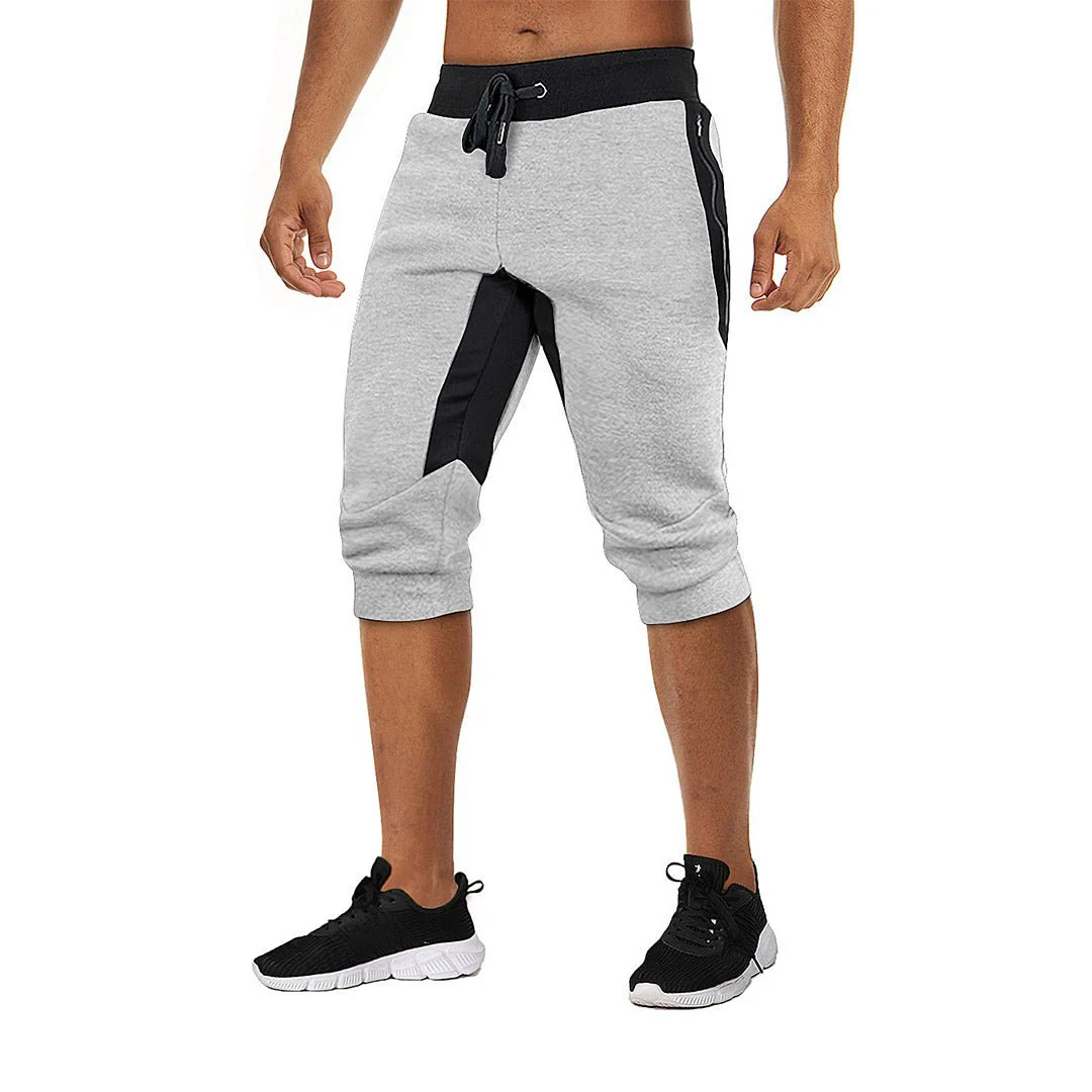 Men's 3/4 Joggers Slim Fit Capri Pants