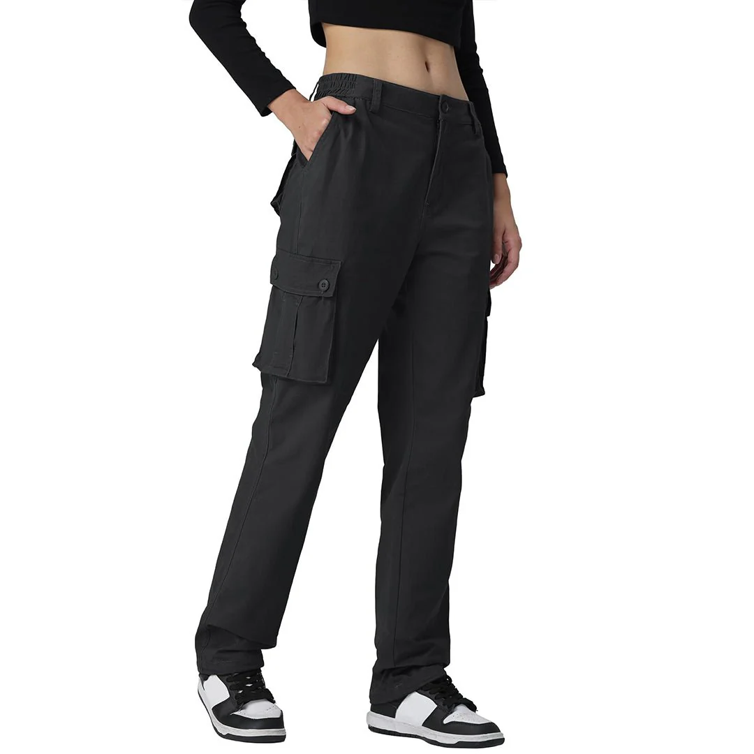 Women's 6 Multiple Pockets Cargo Pants