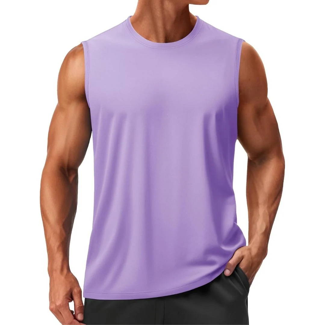 Men's UPF 50+ Sleeveless Quick Dry Gym Tank Tops