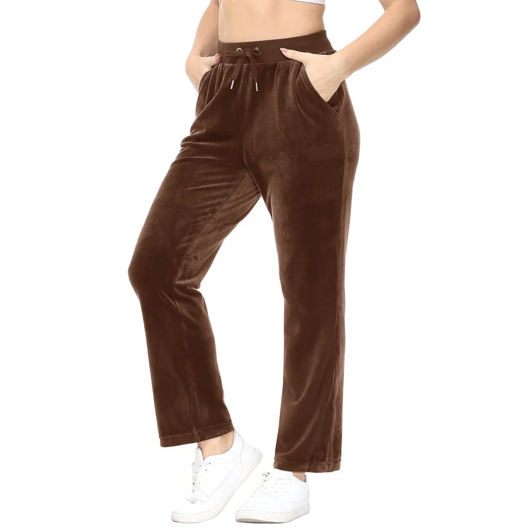 Women's Velvet Casual Jogger Sweatpants