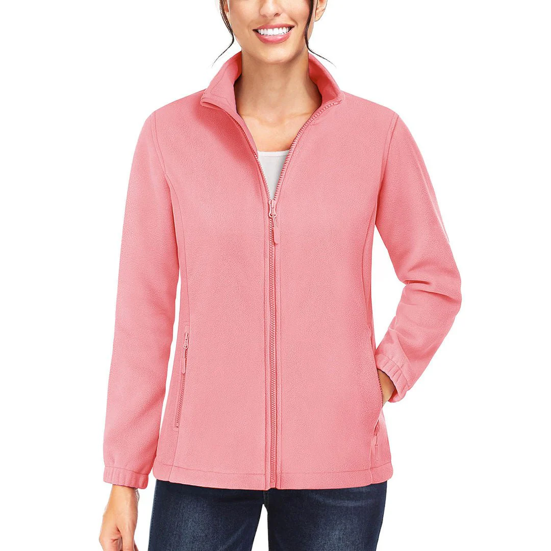 Women's Fleece Full Zip Lightweight Jacket