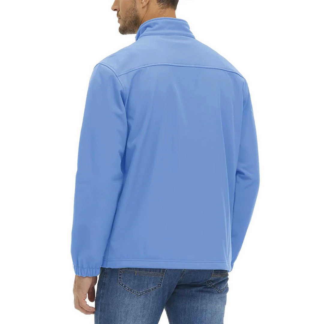 Men's Softshell Fleece Lined Water Resistant Outdoor Tactical Jackets