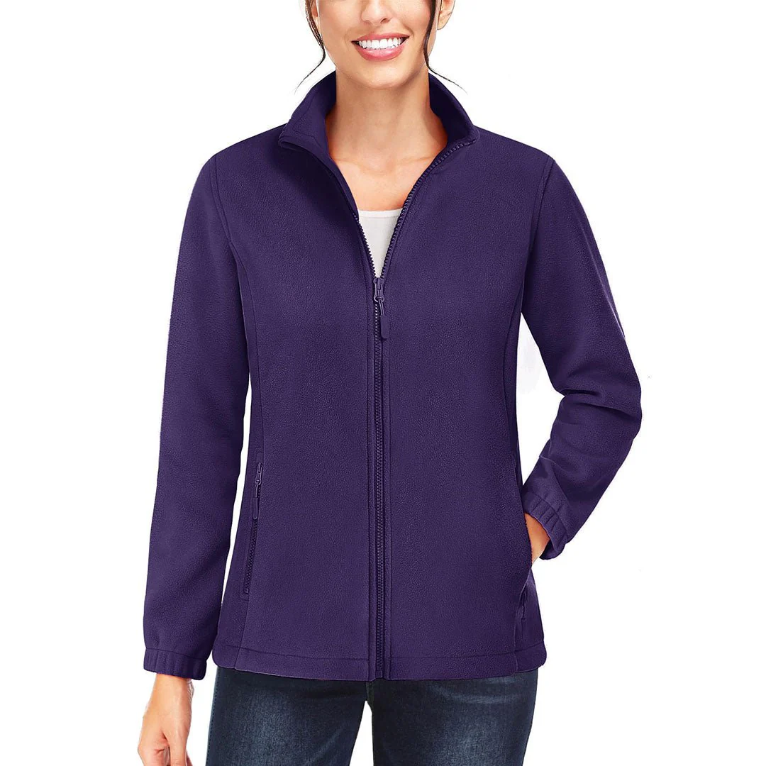 Women's Fleece Full Zip Lightweight Jacket