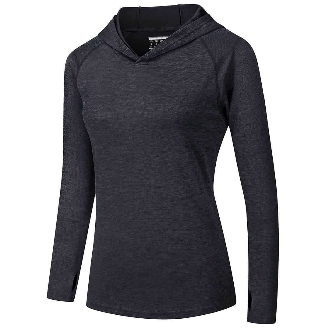 Women's Quick Dry UPF 50+ Hoodie Long Sleeve Shirts