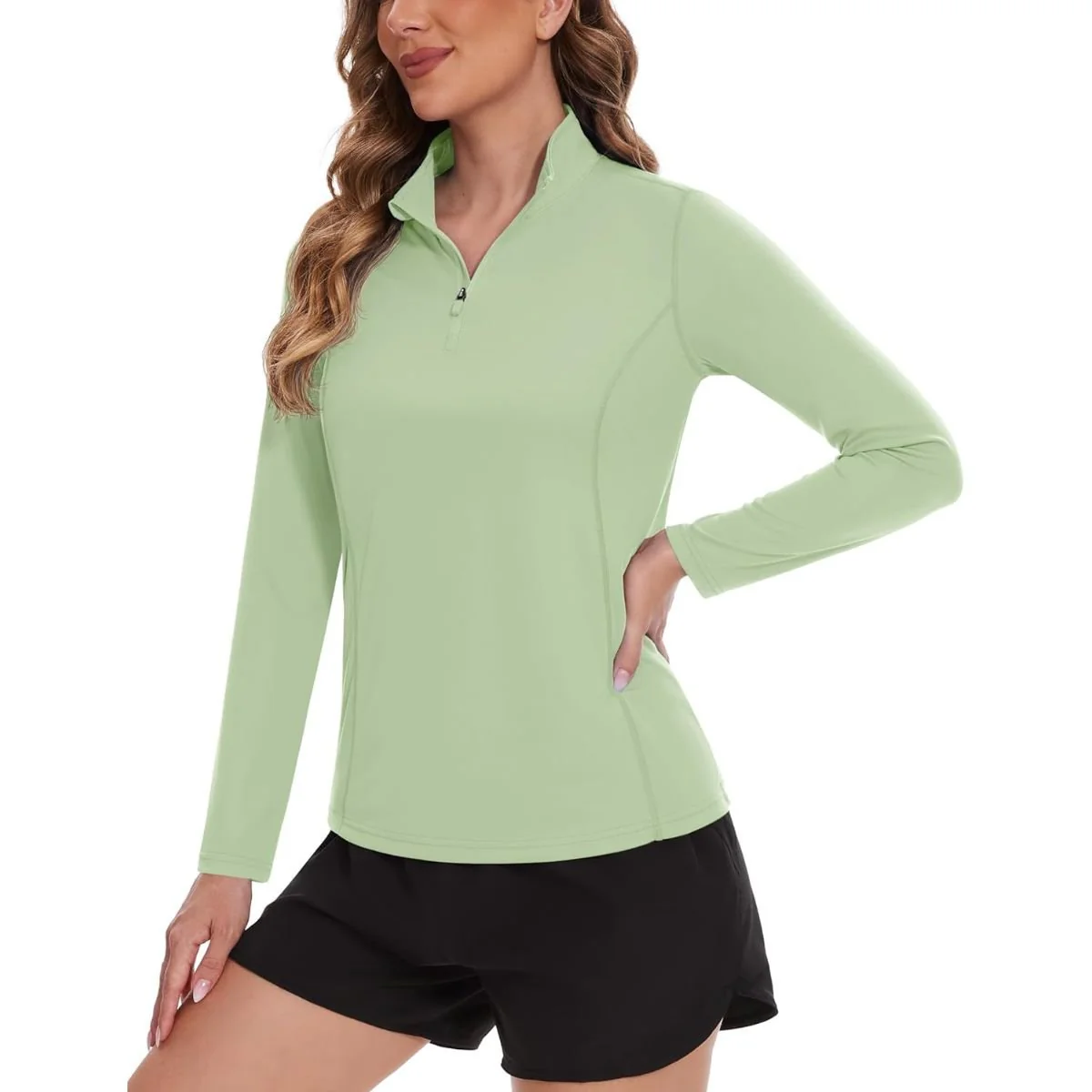 Women's Sun Protection Hiking Golf Shirts Long Sleeve