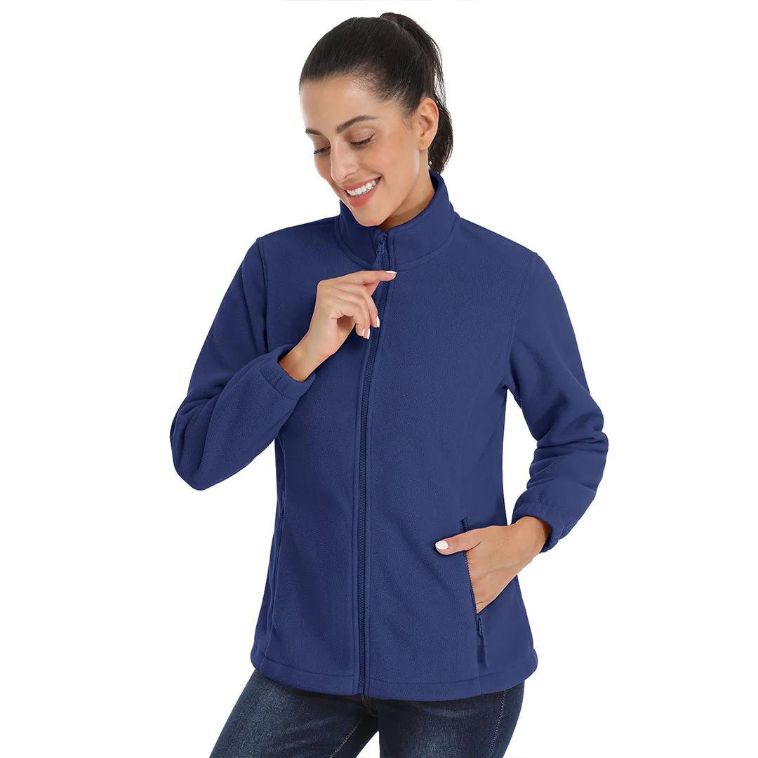 Women's Fleece Full Zip Lightweight Jacket