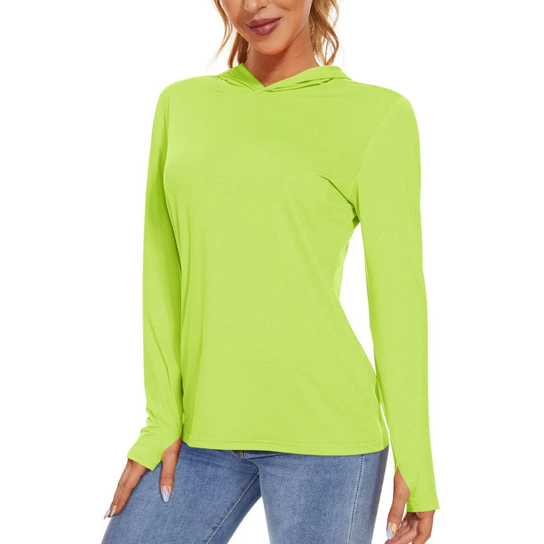 Women's UPF 50+ Sun Protection Long Sleeve Hoodies Shirts