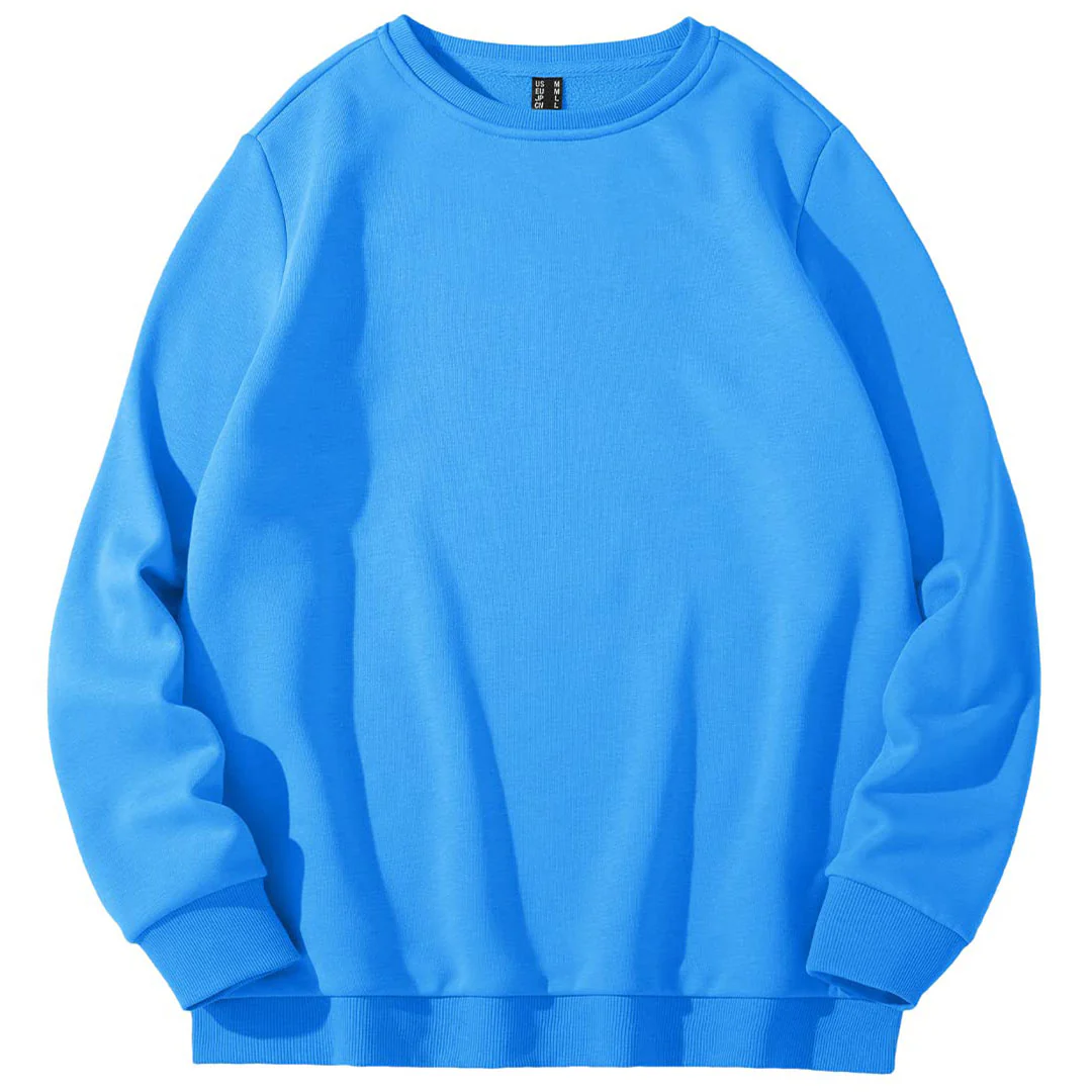 Women's Fleece-Lined Crewneck Casual Sweatshirts