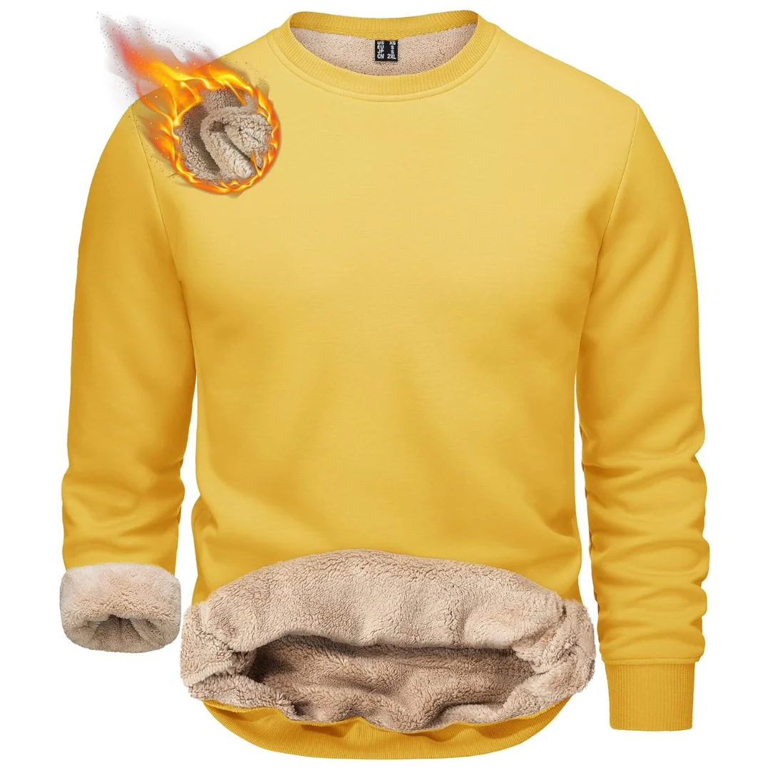 Men's Uncw Sweatshirts Vintage Crewneck Winter Active Warm Outdoor