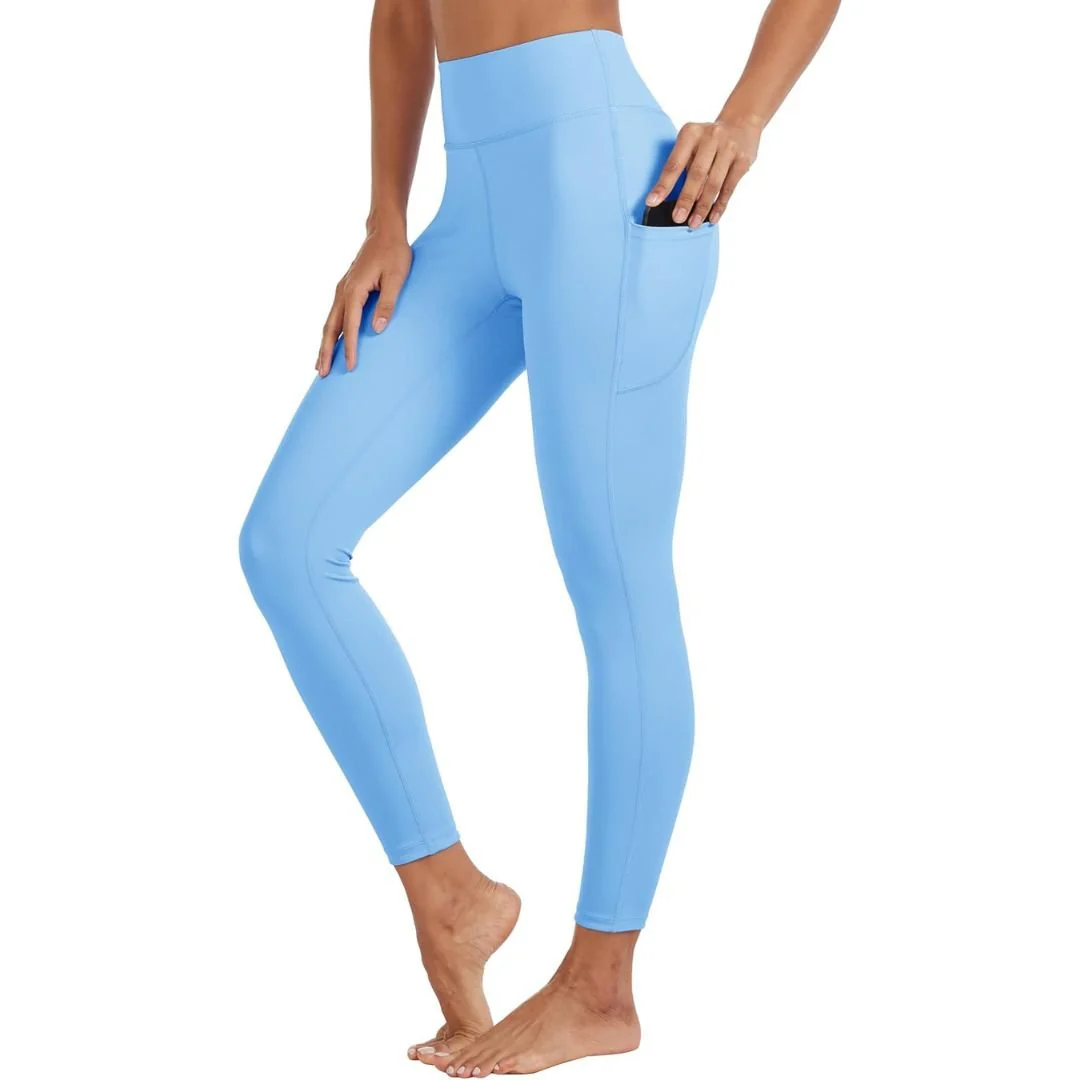 Women's High Waisted Leggings with Pockets Tummy Control Yoga Pants