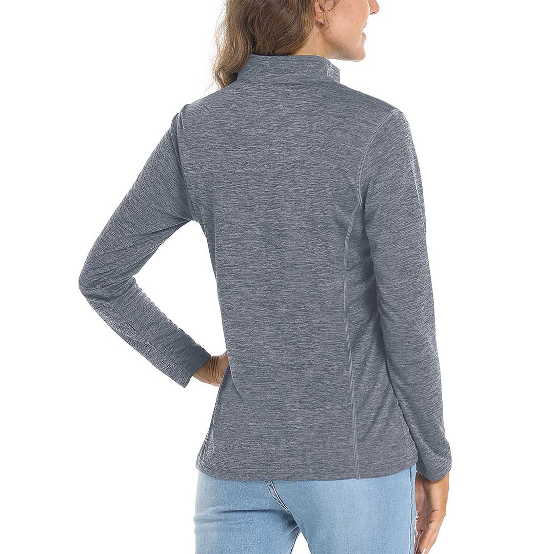 Women's UPF 50+ 1/4 Zip Quick Dry Hiking Shirts
