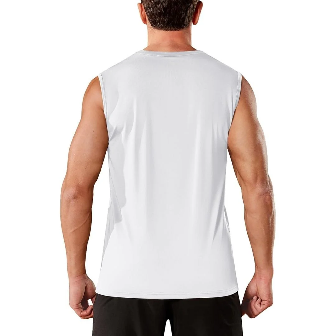 Men's UPF 50+ Sleeveless Quick Dry Gym Tank Tops