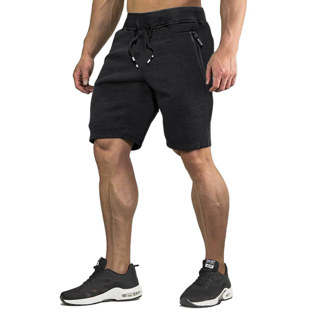 Men's Lightweight Gym Elastic Waist Running Shorts