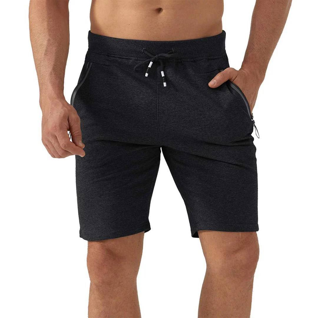 Men's Lightweight Gym Elastic Waist Running Shorts
