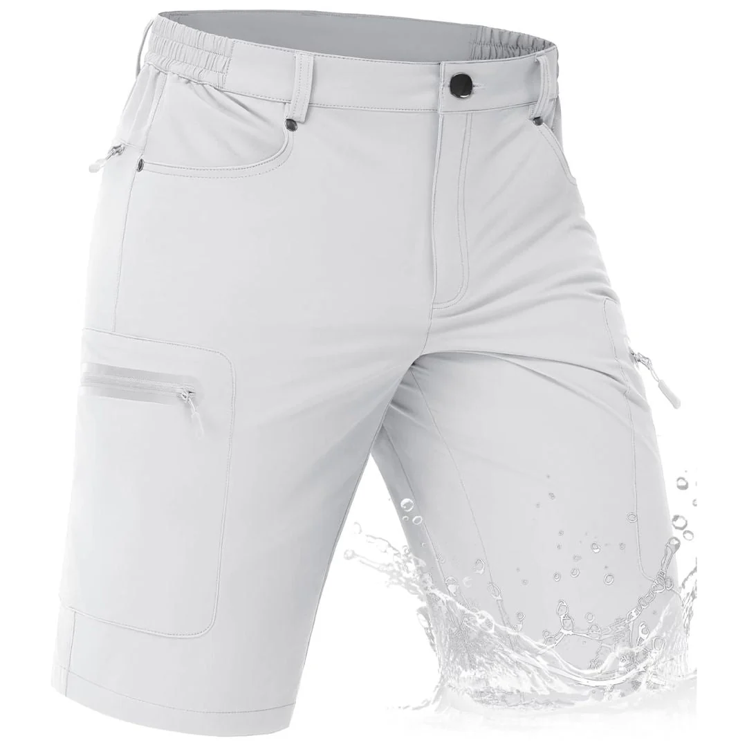 Men's Hiking Cargo Shorts with Zipper Pockets