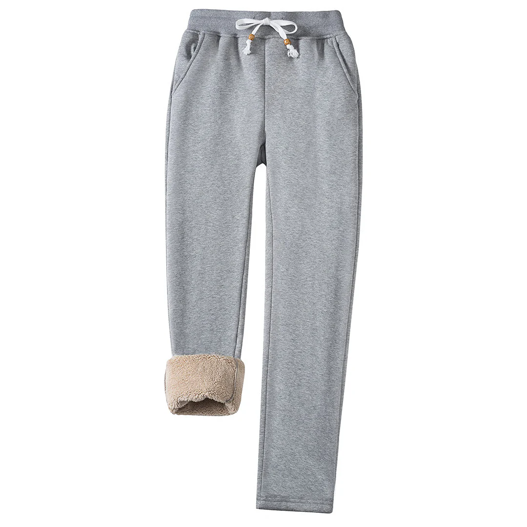 Women's Fleeced Lined Joggers Warm Sweatpants