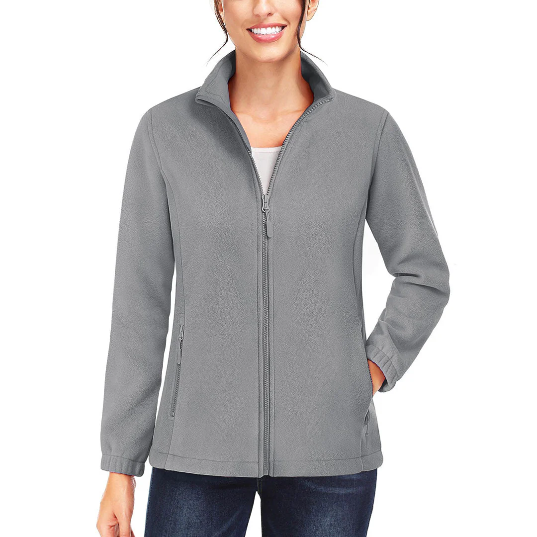 Women's Fleece Full Zip Lightweight Jacket